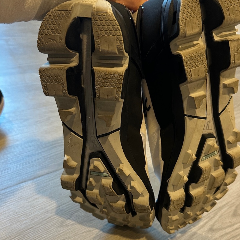 On Running Black and White Athletic Shoes - Picture 5 of 5